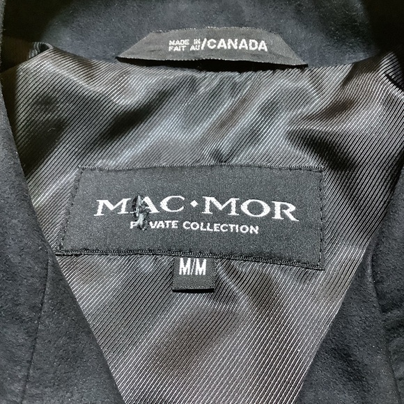 Mac Mor Men's Private Collection Black Poly Suede Shirt Jacket Size Medium - Picture 2 of 7